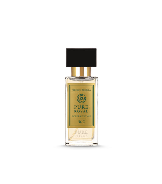 FM 502  PARFUM UNISEX - PURE ROYAL COLLECTION 50 ml  GOLDEN EDITION